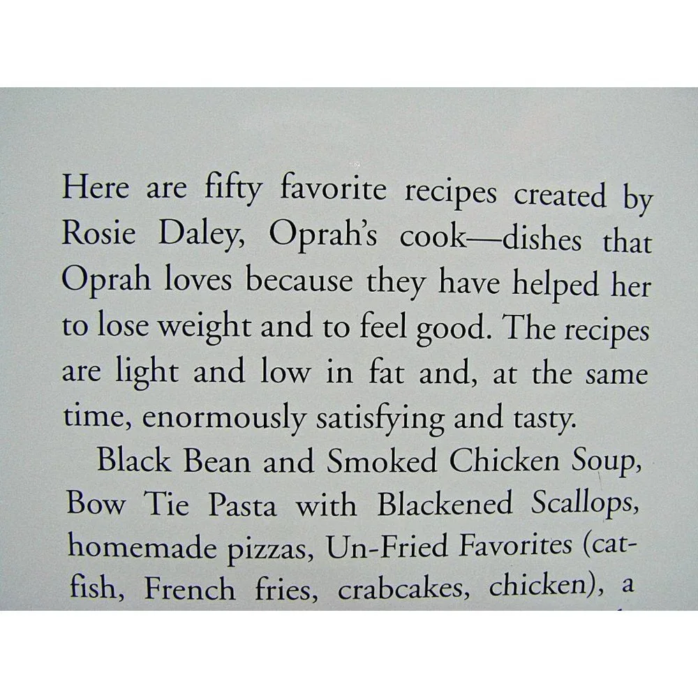 In The Kitchen With Rosie 1994 Oprah's Favorite Recipes By Oprah Winfrey & Rosie